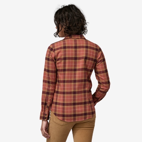 NWT Long-Sleeved Organic Cotton Midweight Fjord Flannel Shirt - Picture 3 of 3